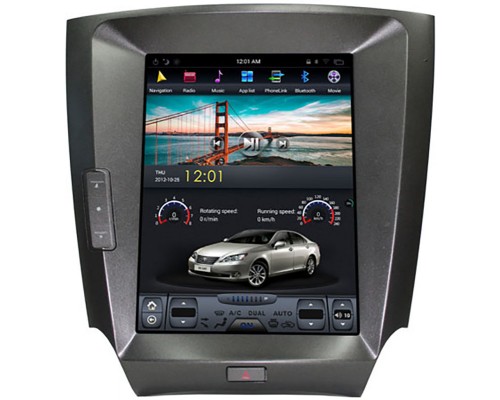 CarMedia ZF-1130 для Lexus IS II (2005-2013) Tesla Style на Android 7.1
