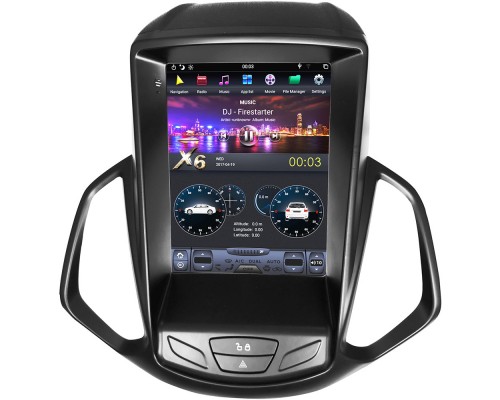CarMedia ZF-1166-32-DSP для Ford Ecosport 2014-2018 Tesla Style (стиль тесла) на Android 9.0