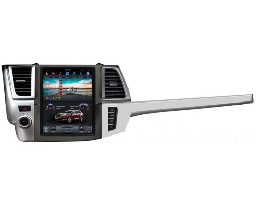CarMedia ZF-1207 для Toyota Highlander (U50) 2014-2018 Tesla Style на Android 7.1