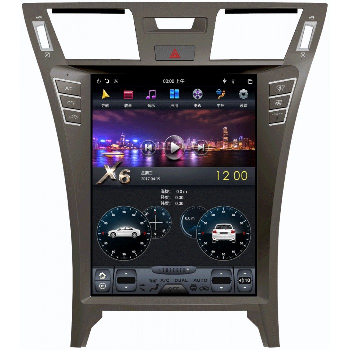 Штатная магнитола CarMedia ZF-1303H-32-DSP для Lexus LS 460 IV 2006-2012 Tesla Style (стиль тесла) на Android 9.0