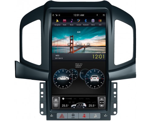 CarMedia ZF-1803 для Chevrolet Captiva I 2011-2015 Tesla Style на Android 9.1