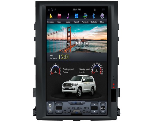CarMedia ZF-1806S для Toyota LC 200 2007-2015 Tesla Style на Android 9.1