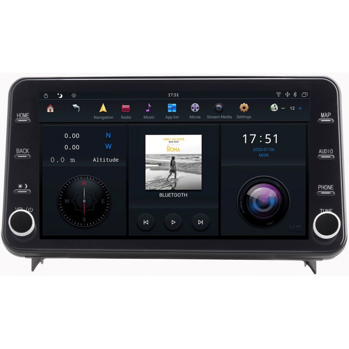 Штатная магнитола CarMedia ZF-6028-DSP для Toyota RAV4 (XA50) 2018-2022 на Android 9.0