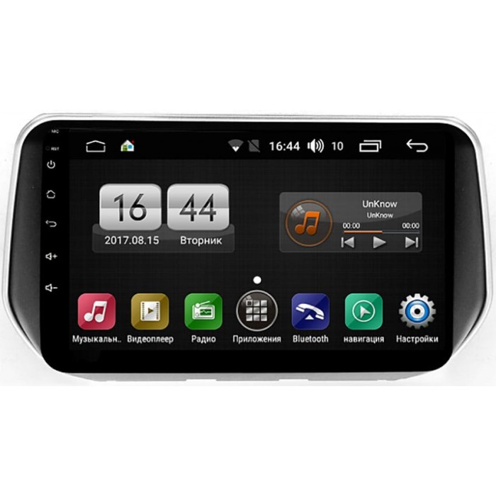 Штатная магнитола FarCar s195 для Hyundai Santa Fe IV 2018-2021 на Android 8.1 (LX1124R) DSP IPS