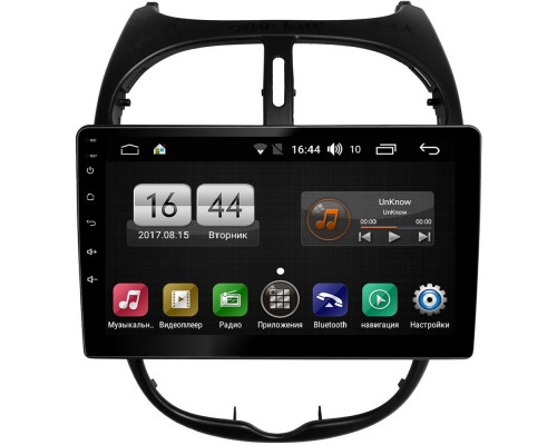 FarCar s195 для Peugeot 206 1998-2012 на Android 8.1 (LX778R) DSP IPS