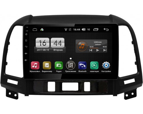 FarCar s185 для Hyundai Santa Fe II 2005-2012 (3 кнопки) на Android 8.1 (LY008R)