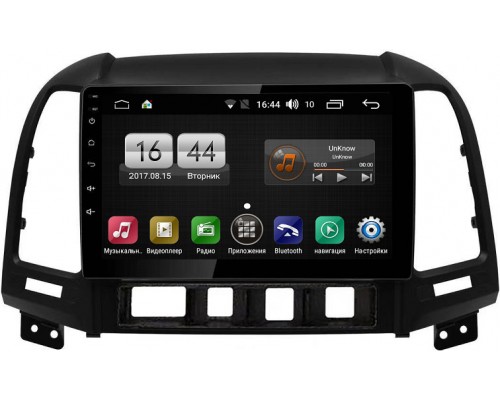 FarCar s185 для Hyundai Santa Fe II 2005-2012 (4 кнопки) на Android 8.1 (LY008R)
