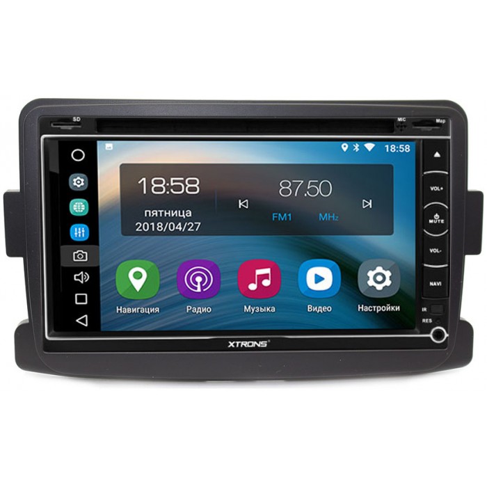 Штатная магнитола FarCar S200 для Renault Duster, Sandero II, Logan II, Kaptur, Dokker 2012-2019 на Android 8.0 (V819-RP-RNDSb-08)