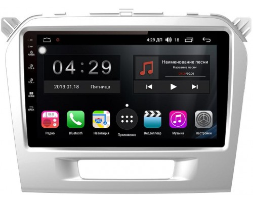 FarCar Winca S300-SIM 4G для Suzuki Vitara IV 2014-2021 на Android 9.1 (RG212/571R-1) DSP