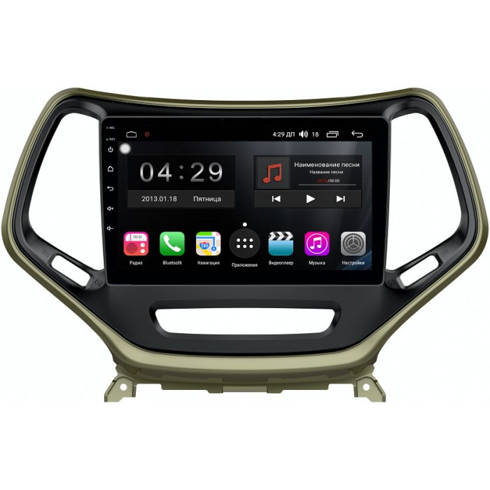 Штатная магнитола FarCar S400 для Jeep Cherokee V (KL) 2013-2021 на Android 10 (TG608R) DSP 3/32