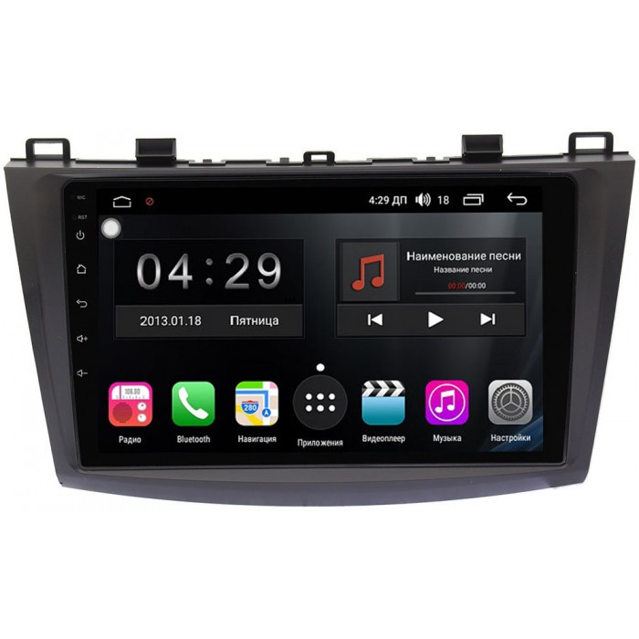 Штатная магнитола FarCar S400-SIM 4G для Mazda 3 (BL) 2009-2013 на Android 10 (HL034M) DSP