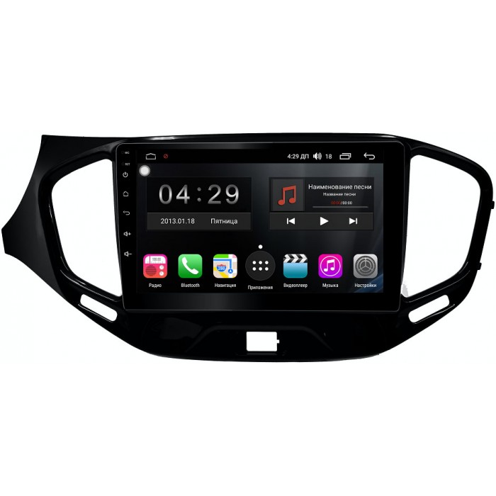 Штатная магнитола FarCar S400-SIM 4G для Lada Vesta, Vesta Cross 2017-2021 на Android 10 (H1205R) DSP