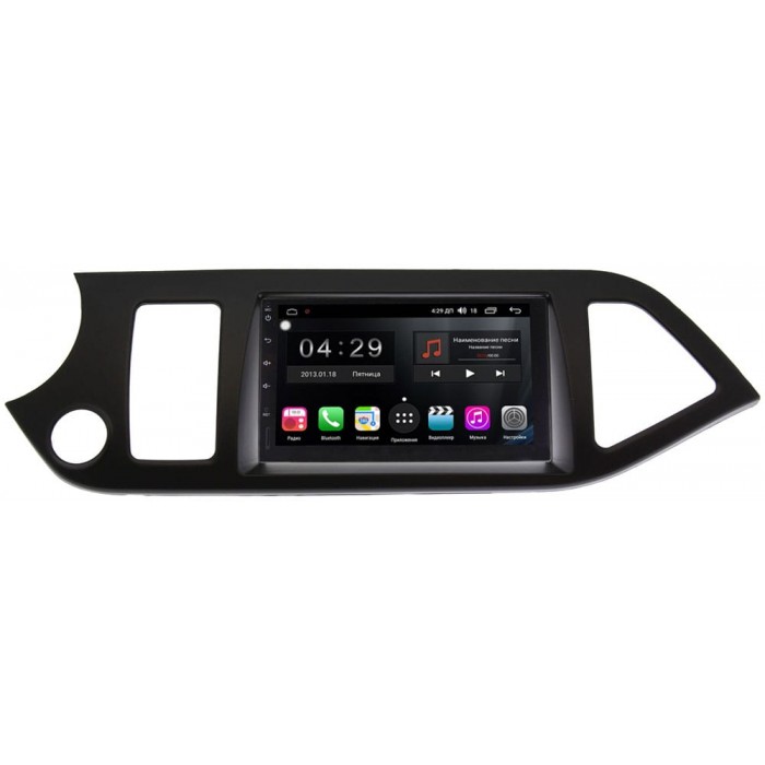 Штатная магнитола Kia Picanto II 2011-2016 FarCar S400 4G-SIM TG829-RP-KIPCC-113 на Android 10 (DSP / 8 ядер / 3Gb / 32Gb)