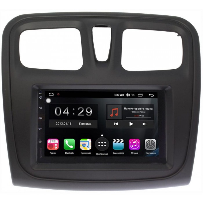 Штатная магнитола Renault Logan II, Sandero II 2013-2020 FarCar S300 RL819-RP-RLSS-154 на Android 9.0 (DSP / 8 ядер / 4Gb / 32Gb)