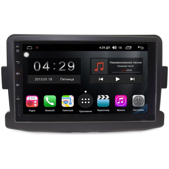 Штатная магнитола Renault Duster, Sandero II, Logan II, Kaptur, Dokker FarCar S300 RL819-RP-RNDSb-08 на Android 9.0 (DSP / 8 ядер / 4Gb / 32Gb)