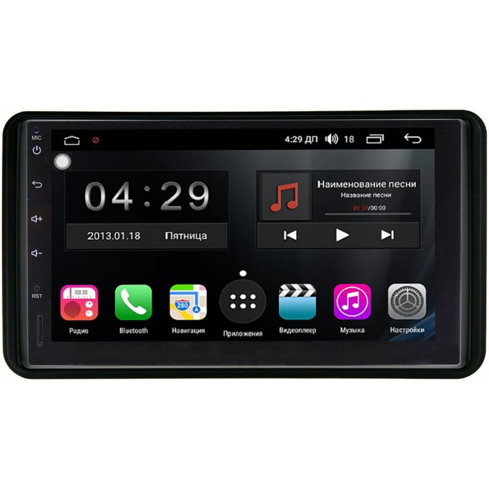 Штатная магнитола Suzuki Jimny III 2005-2019 FarCar S400 4G-SIM TG829-RP-SZJM-174 на Android 10 (DSP / 8 ядер / 3Gb / 32Gb) (173х98)