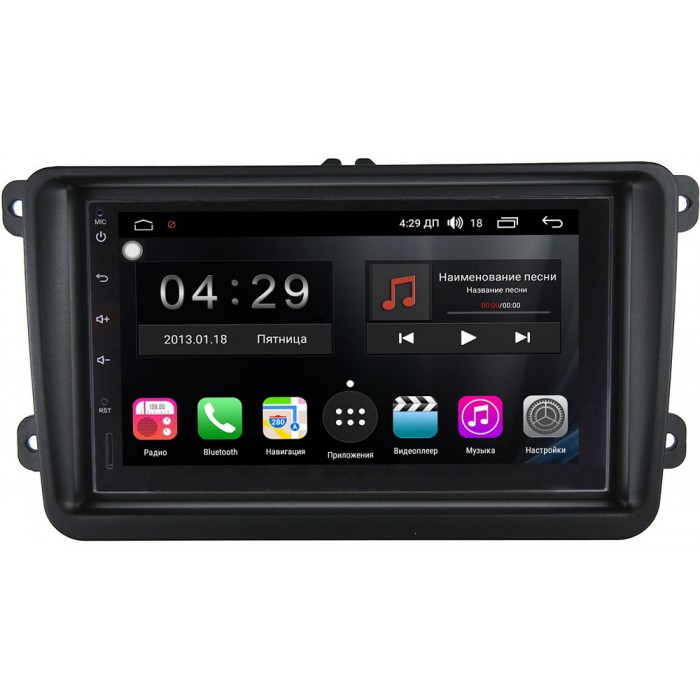 Штатная магнитола Volkswagen Amarok, Caddy, Golf, Passat, Polo FarCar S400 4G-SIM TG829-RP-VWTRN-22 на Android 10 (DSP / 8 ядер / 3Gb / 32Gb)