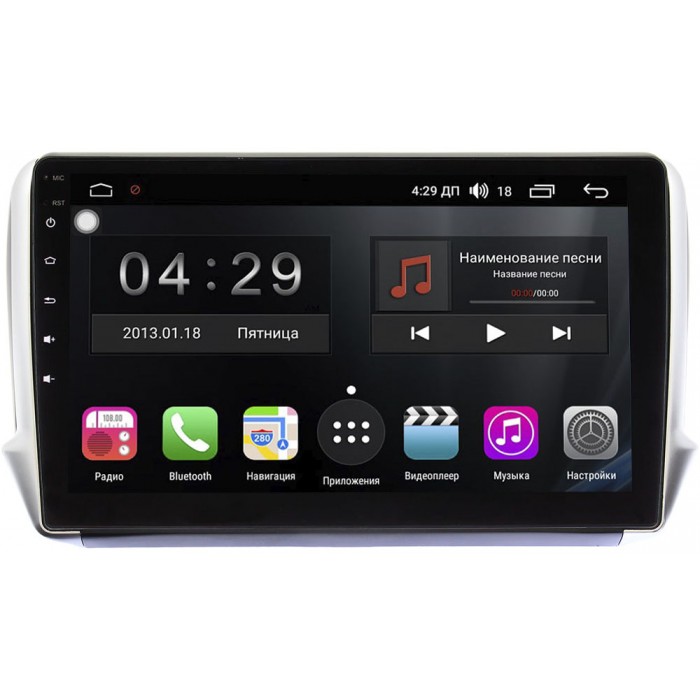 Штатная магнитола Peugeot 208 I, Peugeot 2008 2013-2019 FarCar RG10-732-R на Android 9.1 (Winca S300-SIM 4G DSP)