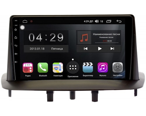 Renault Megane III, Fluence I 2009-2016 FarCar RL9215-R на Android 9.1 (Winca S300 DSP)