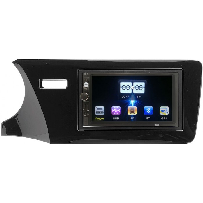 Штатная магнитола Honda Grace 2014-2021 (левый руль, без системы SRS) OEM (D809-1-RP-11-511-267) без Navi