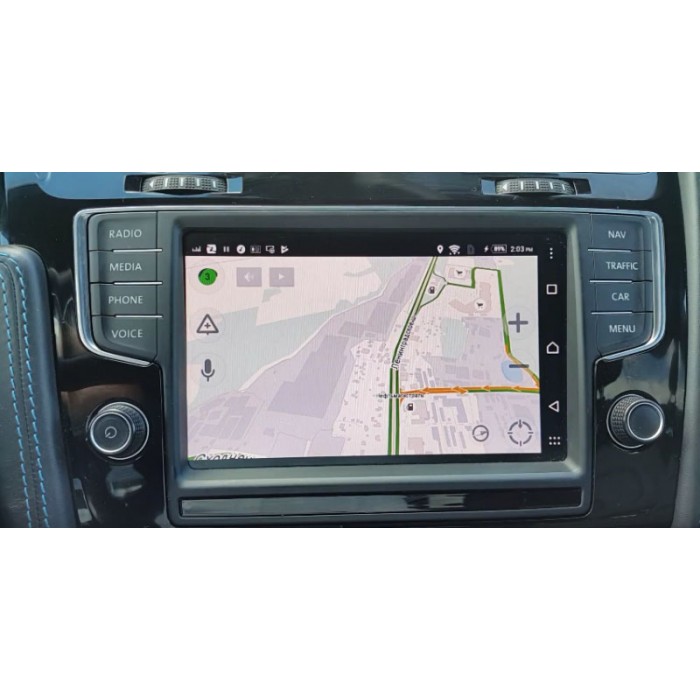 Яндекс навигация KOR 5NA-VW-G7 для Volkswagen Golf 7 на Android