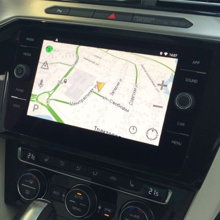 Яндекс навигация KOR 5NA-VW-PB8 для Volkswagen Passat B8 на Android