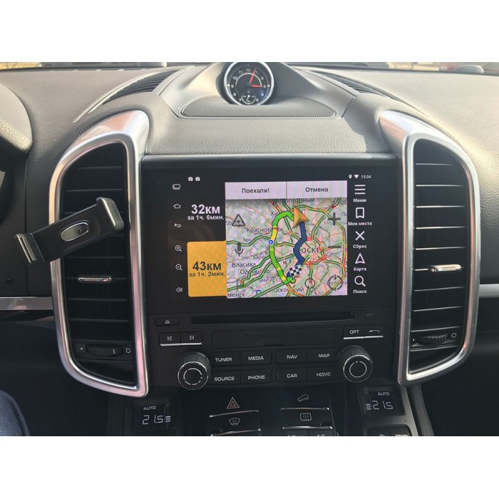 Яндекс навигация KOR 95840QR601 для Porsche Cayenne (2016-2018) на Android