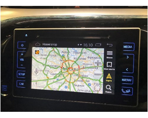 Яндекс навигация KOR RW6ES00056 для Toyota Fortuner (2017-2019) на Android