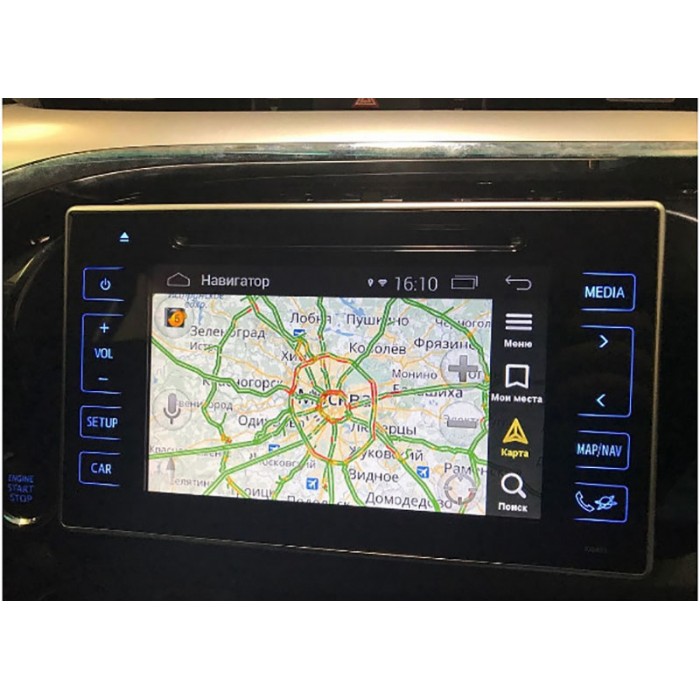 Яндекс навигация KOR RD-Hilux для Toyota Hilux (2015-2020) на Android