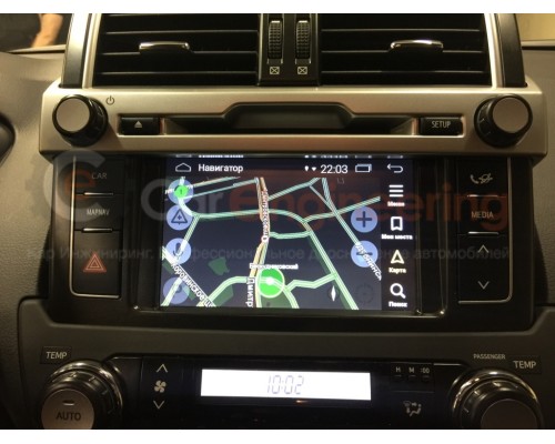 Яндекс навигация KOR RW6ES000155 для Toyota Prado 150 (2013-2017) на Android