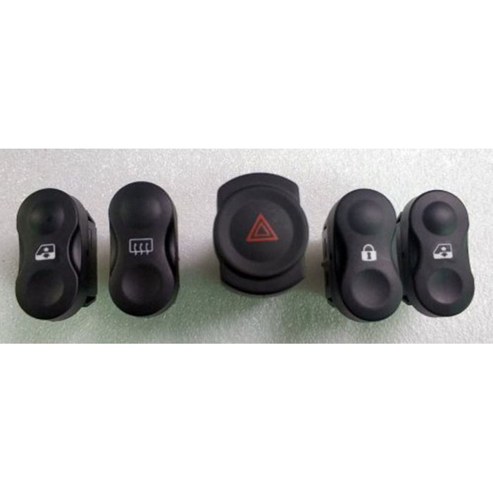 Комплект кнопок для рамки Lada Largus / Лада Ларгус (кнопки от Renault Logan / Sandero)