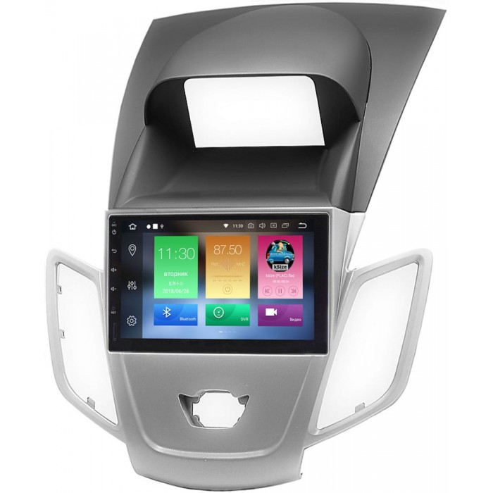 Штатная магнитола Ford Fiesta Mk6 2008-2019 (серая) Wide Media WM-VS7A705-PG-4/64-RP-11-306-228 на Android 10 (DSP / IPS / 4Gb / 64Gb)