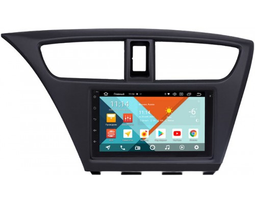 Honda Civic 9 (IX) 2011-2015 Hatchback Wide Media MT7001PK-2/16-RP-11-267-255 на Android 9.1 (DSP 3G-SIM)