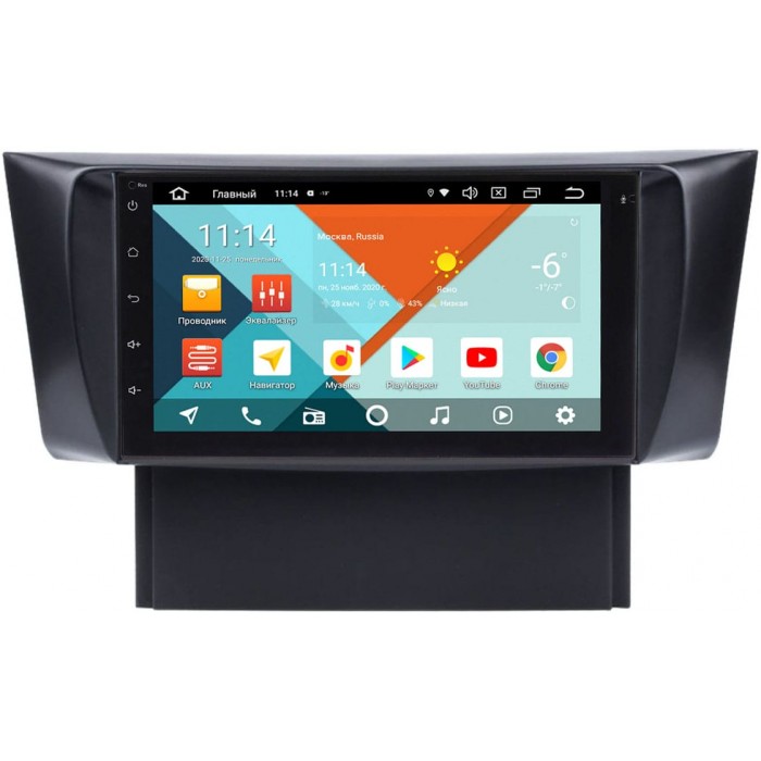 Магнитола в штатное место 2 din Toyota Celsior (F30) (2001-2006) Wide Media KS7001QR-3/32-RP-11-326-339 на Android 10 (API 29) (DSP CarPlay 4G-SIM)