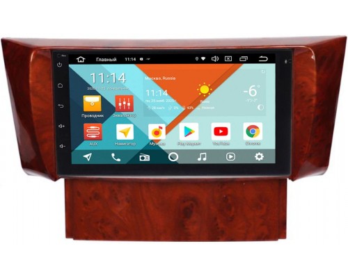 Toyota Celsior (F30) (2001-2006) (дерево) Wide Media KS7001QR-3/32-RP-11-353-340 на Android 10 (API 29) (DSP CarPlay 4G-SIM)