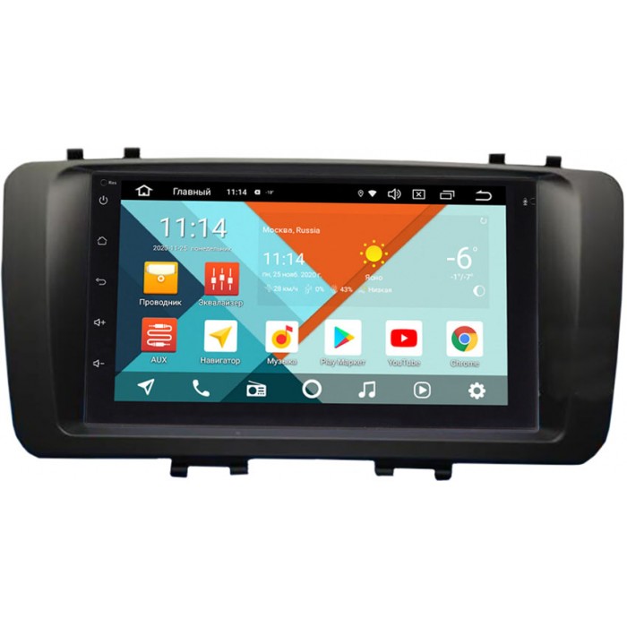 Штатная магнитола JAC T6 (2015-2021) Wide Media MT7001PK-2/16-RP-11-598-291 на Android 9.1 (DSP 3G-SIM)