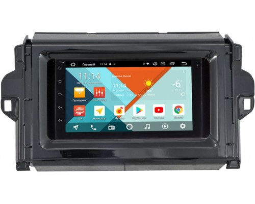 Toyota Fortuner II 2015-2020 Wide Media KS7001QR-3/32-RP-11-600-450 на Android 10 (API 29) (DSP CarPlay 4G-SIM)