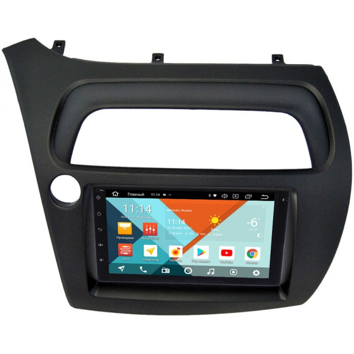Штатная магнитола Honda Civic 8 (VIII) 5D 2005-2011 Wide Media MT7001PK-2/16-RP-HNCV5D-100 на Android 9.1 (DSP 3G-SIM)