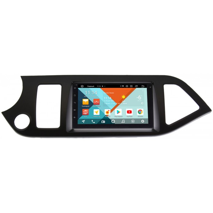 Штатная магнитола Kia Picanto II 2011-2016 Wide Media MT7001PK-2/16-RP-KIPCC-113 на Android 9.1 (DSP 3G-SIM)