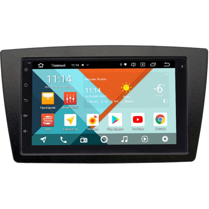 Штатная магнитола Lada Granta I, Kalina II 2013-2018 Wide Media MT7001PK-2/16-RP-LDGR-07 на Android 9.1 (DSP 3G-SIM)