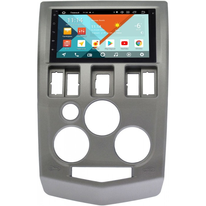 Штатная магнитола Renault Logan I 2004-2009 Wide Media KS7001QR-3/32-RP-RNLGB-170 на Android 10 (DSP CarPlay 4G-SIM)