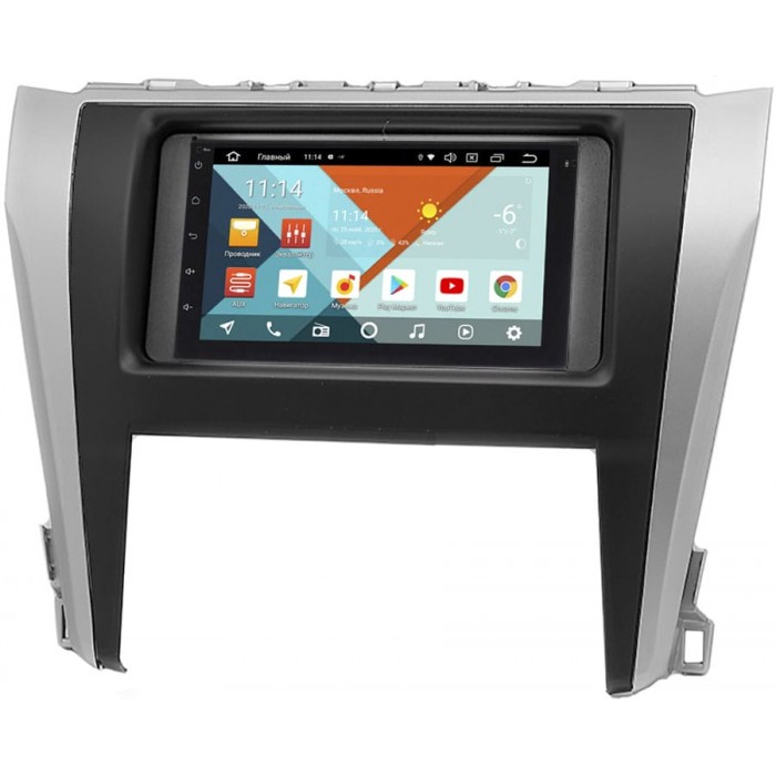 Магнитола в штатное место 2 din Toyota Camry V55 2014-2018 Wide Media KS7001QR-3/32-RP-TYCA55-451 на Android 10 (API 29) (DSP CarPlay 4G-