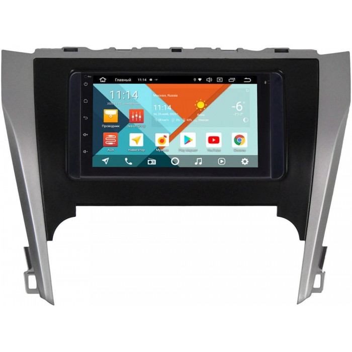 Штатная магнитола Toyota Camry V50 2011-2014 Wide Media MT7001PK-2/16-RP-TYCA5X-214 на Android 9.1 (DSP 3G-SIM)