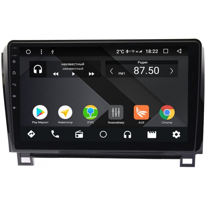 Штатная магнитола Toyota Tundra II, Sequoia II 2008-2021 OEM PX1055-4/32 на Android 10 (PX6, IPS, 4/32GB) (с усилителем JBL)