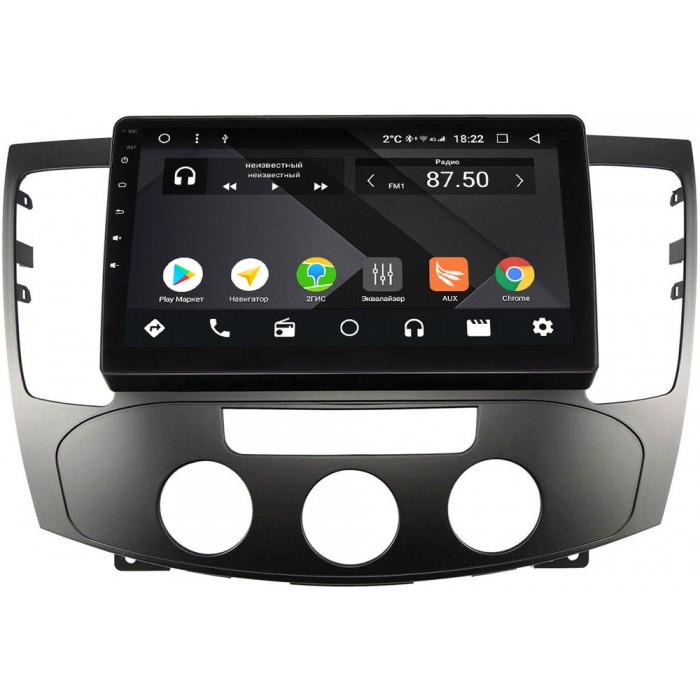 Штатная магнитола Hyundai Sonata V (NF) 2008-2010 (авто с кондиционером) OEM PX9335-4/32 на Android 10 (PX6, IPS, 4/32GB)