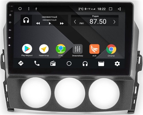 Mazda MX-5 III (NC) (2005-2015) OEM PX9-519-4/32 на Android 10 (PX6, IPS, 4/32GB)