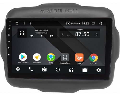 Jeep Renegade 2014-2021 OEM PX9-629-4/32 на Android 10 (PX6, IPS, 4/32GB)