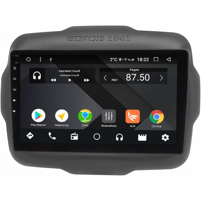 Штатная магнитола Jeep Renegade 2014-2021 OEM PX9-629-4/32 на Android 10 (PX6, IPS, 4/32GB)