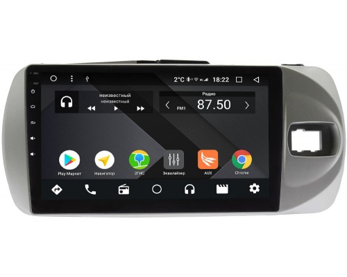 Toyota Vitz III (XP130) 2014-2019 OEM PX9-772-4/32 на Android 10 (PX6, IPS, 4/32GB)