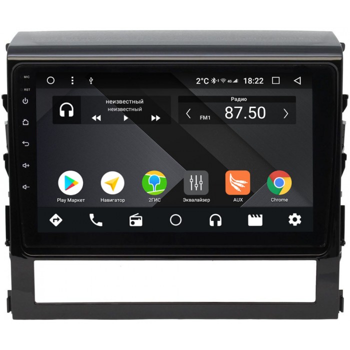 Штатная магнитола Toyota Land Cruiser 200 2015-2021 OEM PX9047-4/32 на Android 10 (PX6, IPS, 4/32GB)